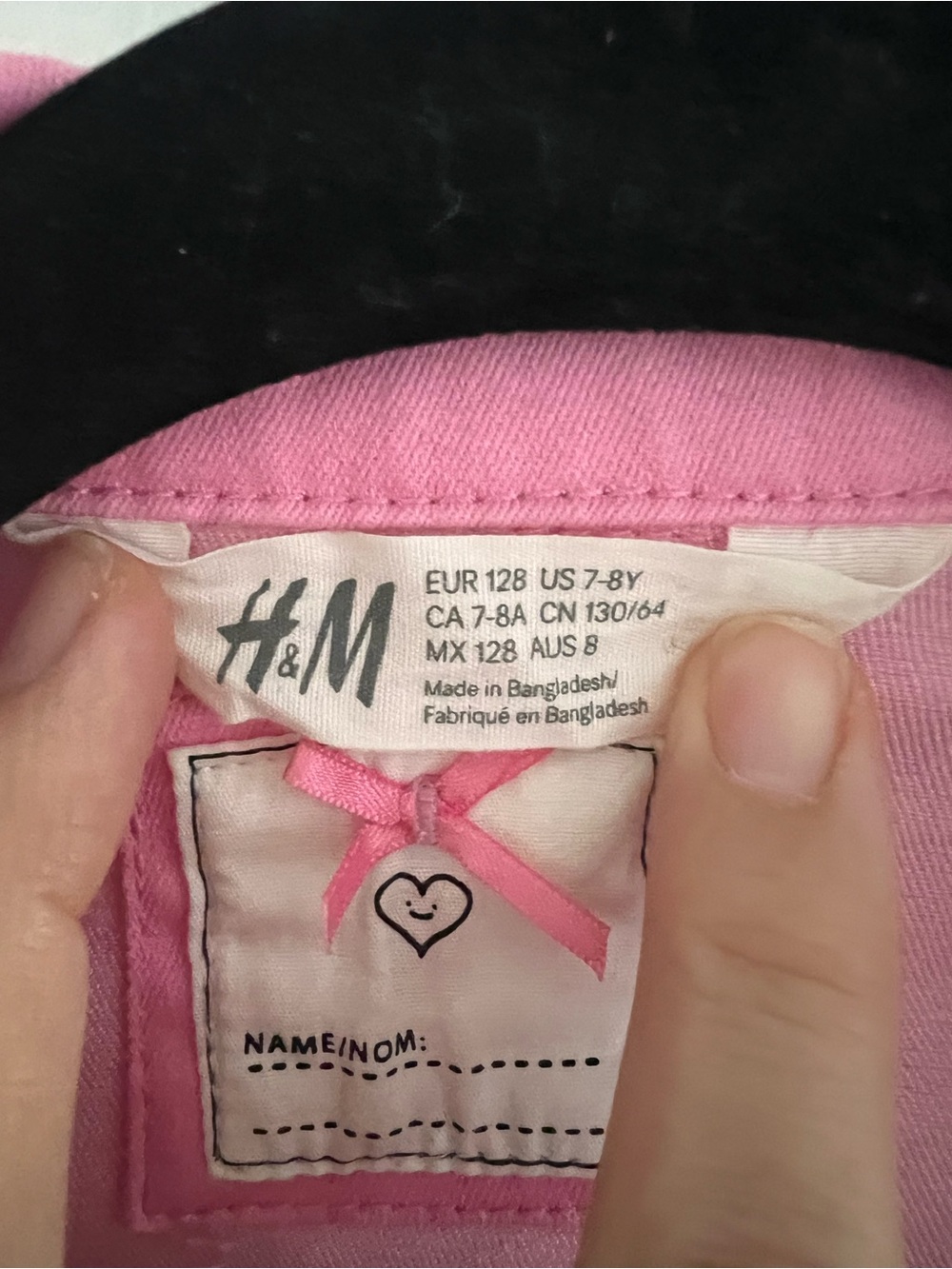H&M Pink Denim Jacket for Kids - Picture 2 of 3